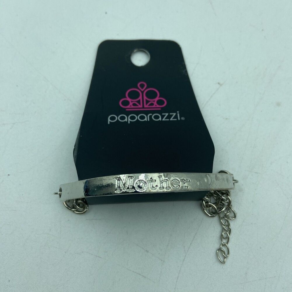 Paparazzi SWEETLY NAMED Silver (MOTHER) chain bracelet